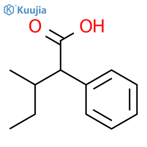 3-Methyl-2-phenylpentanoic Acid structure