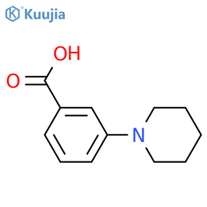 3-(Piperidin-1-yl)benzoic Acid structure