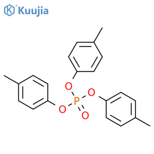Phosphoric Acid Tris(4-methylphenyl) Ester structure