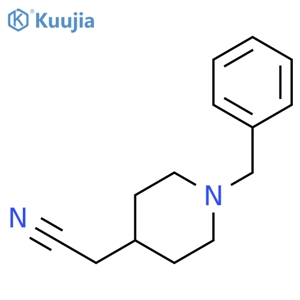 2-(1-Benzylpiperidin-4-yl)acetonitrile structure