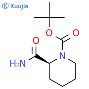 (S)-1-N-Boc-piperidine-2-carboxamide structure