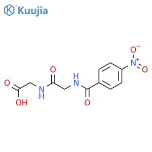 4-Nitrobenzoylglycylglycine structure
