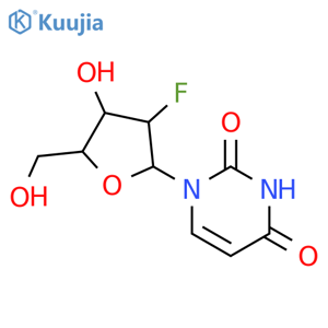 2'-Deoxy-2'-fluorouridine structure