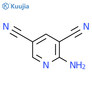 2-aminopyridine-3,5-dicarbonitrile structure