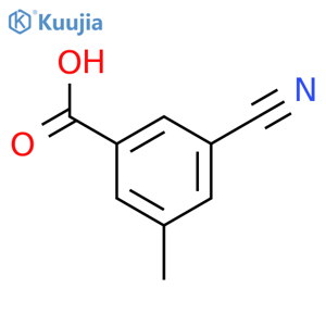 3-Cyano-5-methylbenzoic acid structure