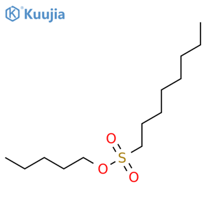 1-Octanesulfonic acid, pentyl ester structure