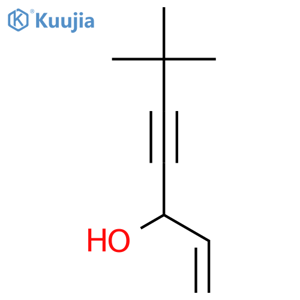 6,6-Dimethylhept-1-en-4-yn-3-ol structure