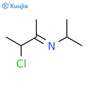 2-Propanamine, N-(2-chloro-1-methylpropylidene)- structure