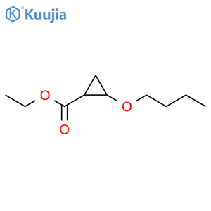 ethyl 2-butoxycyclopropane-1-carboxylate structure