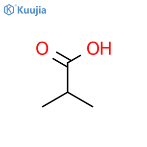 2-Methylpropanoic acid structure