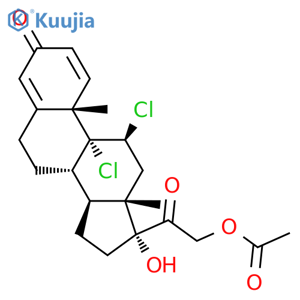 Dichlorisone acetate structure