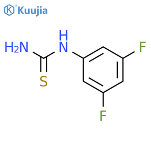 (3,5-difluorophenyl)thiourea structure