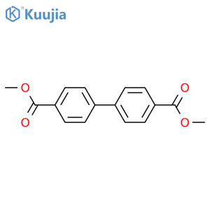 Dimethyl biphenyl-4,4'-dicarboxylate structure