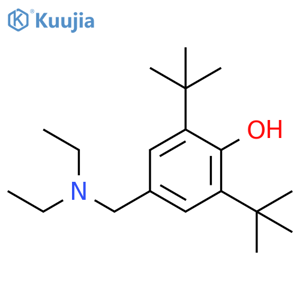 Phenol, 4-[(diethylamino)methyl]-2,6-bis(1,1-dimethylethyl)- structure
