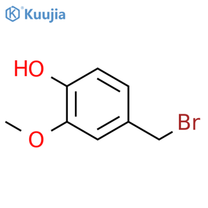 4-(bromomethyl)-2-methoxyphenol structure