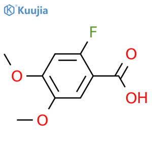 2-Fluoro-4,5-dimethoxybenzoic acid structure