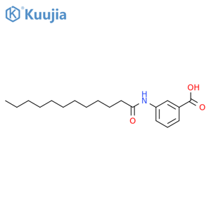 3-(Dodecanoylamino)benzoic acid structure