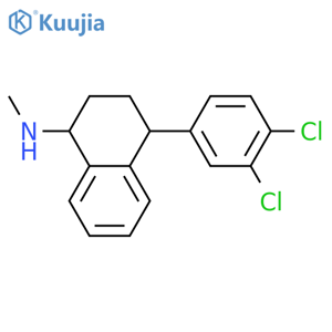 (1S,4S)-4-(3,4-dichlorophenyl)-N-methyl-1,2,3,4-tetrahydronaphthalen-1-amine structure