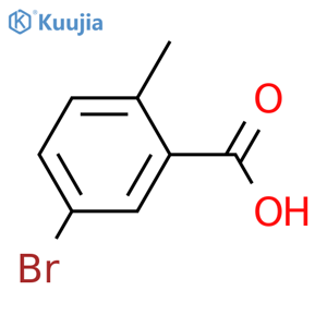 5-Bromo-2-methylbenzoic acid structure