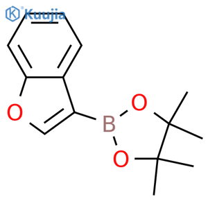 2-(Benzofuran-3-yl)-4,4,5,5-tetramethyl-1,3,2-dioxaborolane structure