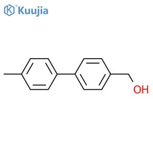 (4'-Methylbiphenyl-4-yl)-methanol structure