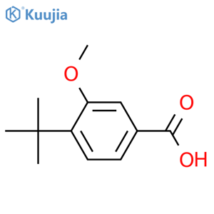 4-(tert-Butyl)-3-methoxybenzoic Acid structure