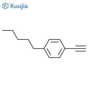 4-Pentylphenylacetylene structure