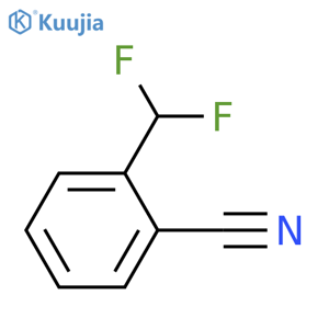 2-(difluoromethyl)benzonitrile structure