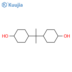 4,4'-(Propane-2,2-diyl)dicyclohexanol structure