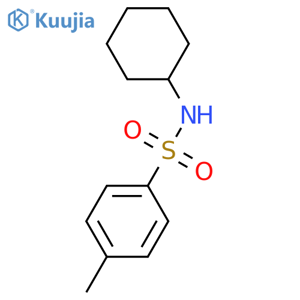 N-Cyclohexyl-4-methylbenzenesulfonamide structure