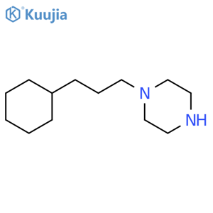 1-(3-Cyclohexylprop-1-yl)piperazine structure