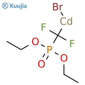 (diethylphosphono)difluoromethyl cadmium bromide structure