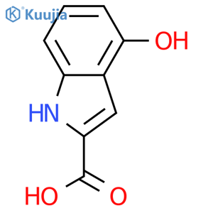 4-hydroxy-1H-Indole-2-carboxylic acid structure