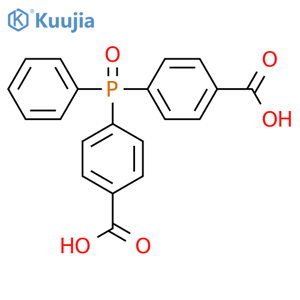 Bis(4-carboxyphenyl)phenylphosphine oxide structure