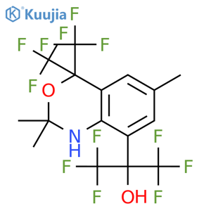 2H-3,1-Benzoxazine-8-methanol,1,4-dihydro-2,2,6-trimethyl-a,a,4,4-tetrakis(trifluoromethyl)- structure