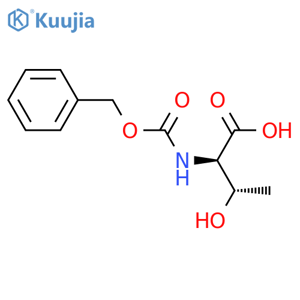 N-Cbz-D-threonine structure