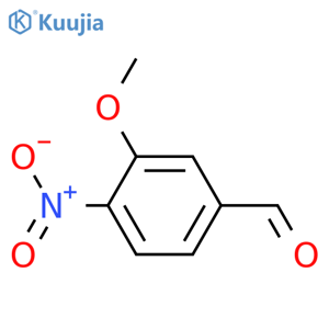 3-Methoxy-4-nitrobenzaldehyde structure