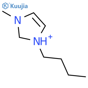 1H-Imidazolium, 1-butyl-3-methyl- structure