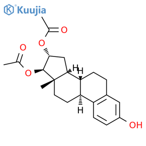 Estriol 16a,17b-Diacetate structure