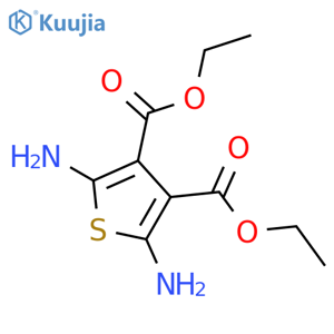 2,5-Diamino-thiophene-3,4-dicarboxylic Acid Diethylester structure