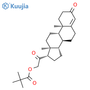 Desoxycorticosterone pivalate structure