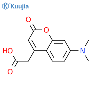 7-Dimethylaminocoumarin-4-acetic acid structure