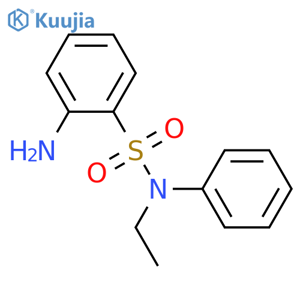 2-Amino-N-ethyl-N-phenylbenzenesulfonamide structure