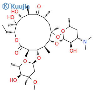 Clarithromycin structure