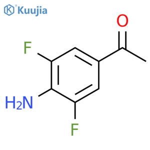 1-(4-amino-3,5-difluorophenyl)ethan-1-one structure