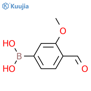 (4-Formyl-3-methoxyphenyl)boronic acid structure