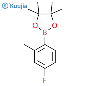 4-Fluoro-2-methylphenylboronic acid, pinacol ester structure