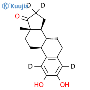 2-Hydroxy Estrone-d4 structure