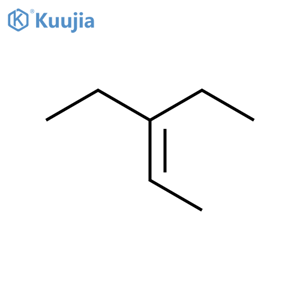 2-Pentene, 3-ethyl- structure