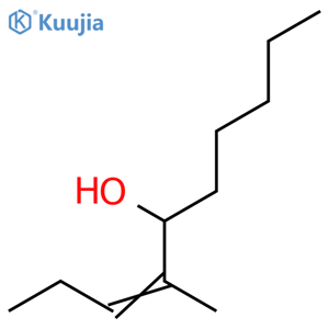 4-Methyldec-3-en-5-ol structure